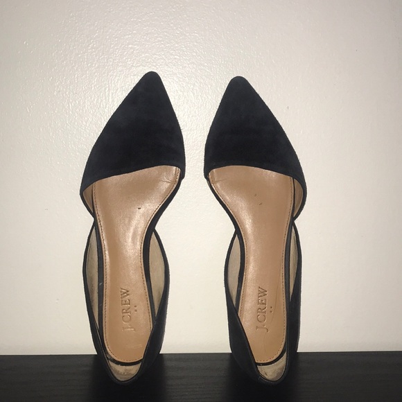 Zoe suede d’Orsay flats - Picture 1 of 5